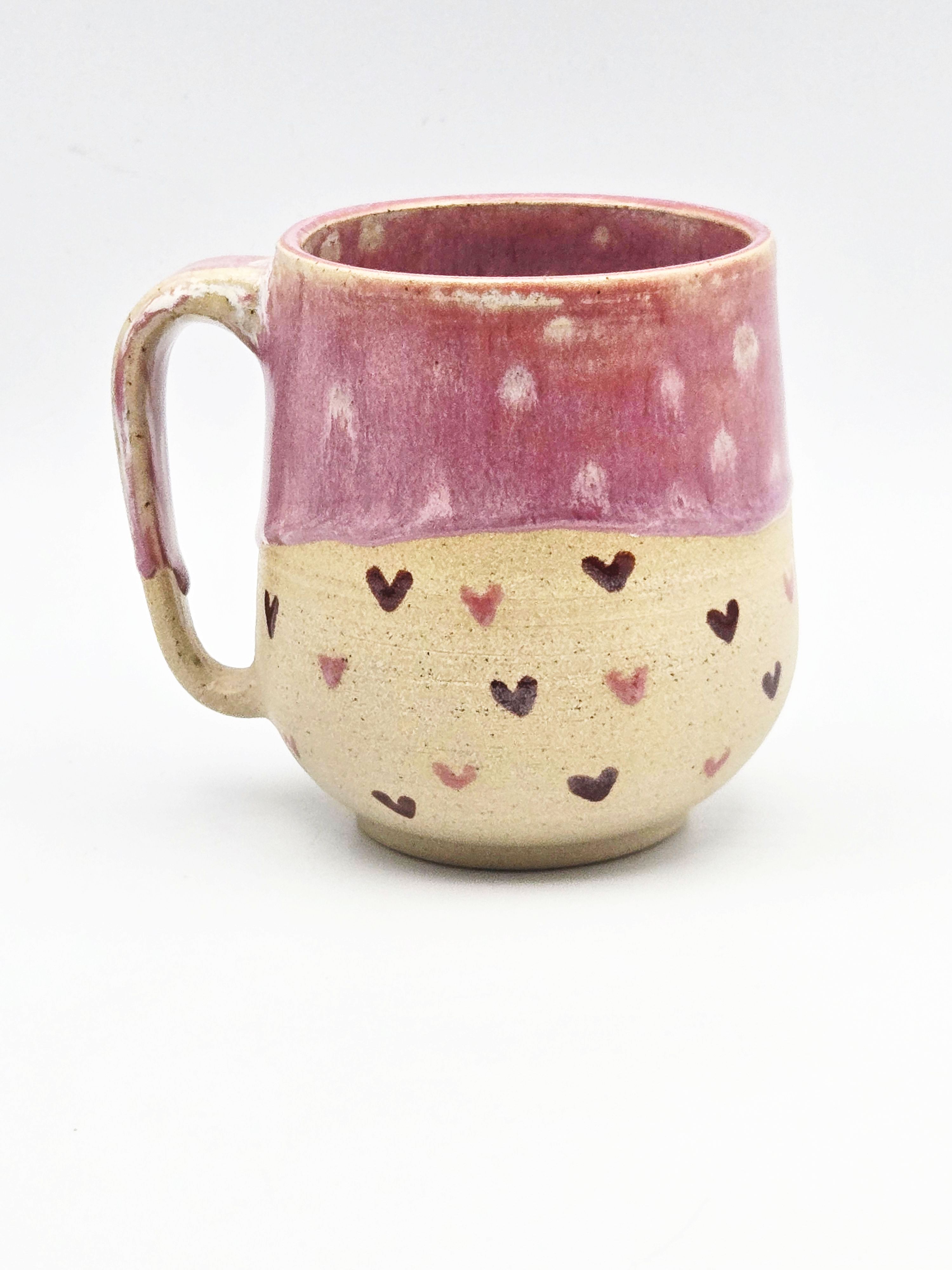 One of Sara's heart mugs